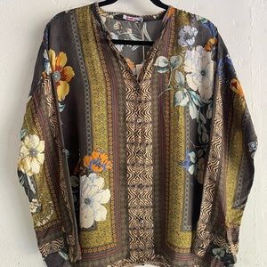 Johnny Was Golden Raquel Button Down